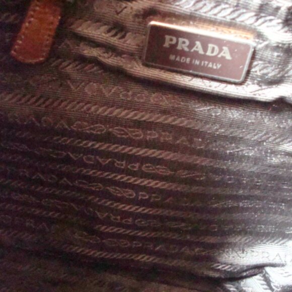 Prada purse OBO handbag shoulder bag BOHO 70's vintage vtg grandmacore hippie - Picture 14 of 14